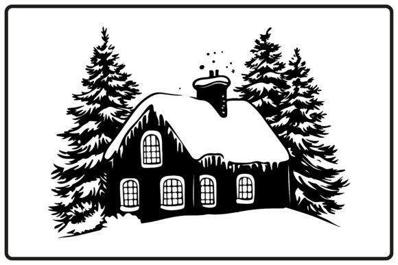 Christmas Big House Silhouette Clipart: A Seller’s Guide