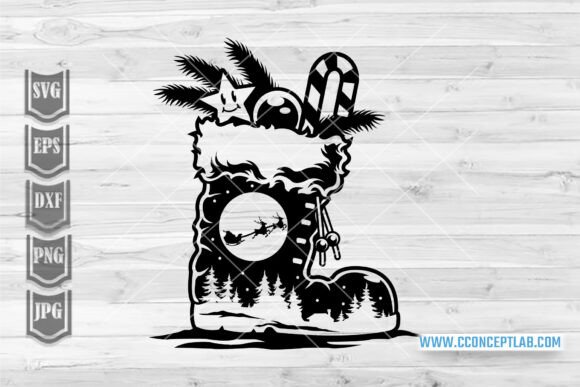 Christmas Stocking Scene Illustrations Review