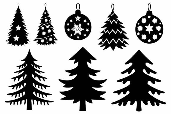 Christmas Tree SVG JPG PNG Bundle: Premium Illustrations