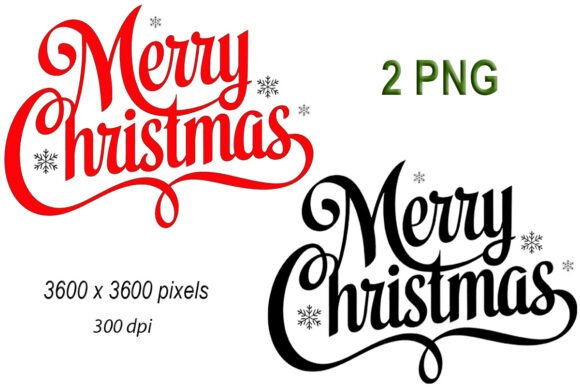 Merry Christmas Calligraphy PNG: Illustrations Review