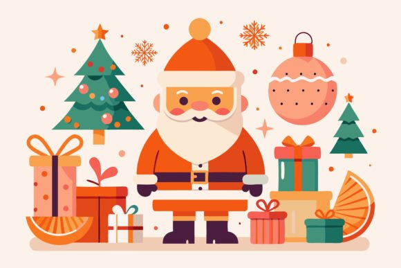 Merry Christmas Scene: Cute Illustrations Review