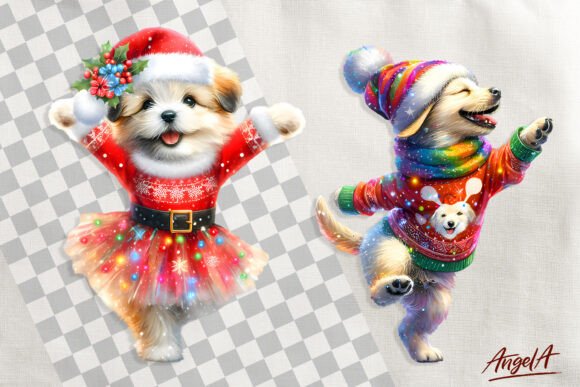 Review: Christmas Dog Clipart Illustrations