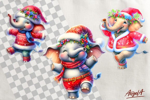 Review: Christmas Elephant Illustrations