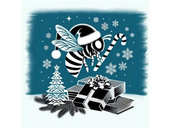 Review: Stencil Bee Illustrations for Holiday Sales