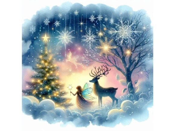 Reviewing A Dreamy Watercolor Christmas Embroidery Design