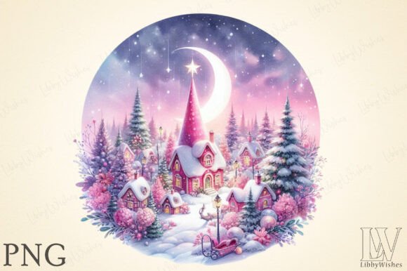 Reviewing Christmas Gnome Houses PNG for Embroidery