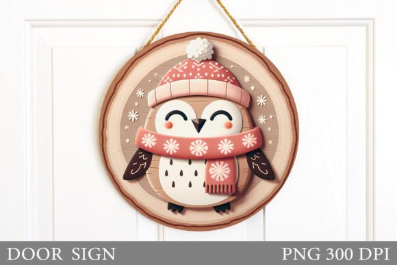 Reviewing Christmas Owl Door Sign Sublimation Illustrations