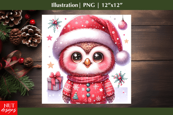 Reviewing the Christmas Owl PNG for Sellers