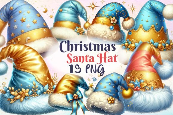 Reviewing the Christmas Santa Hat Clipart Bundle